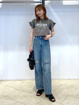 「アイテム（その他トップス）」を使った、omakiiさん（レディース・160cm・20代）の夏コーディネート