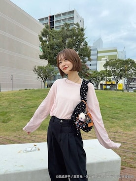 「アイテム（パスケース）」を使った、omakiiさん（レディース・160cm）の秋コーディネート