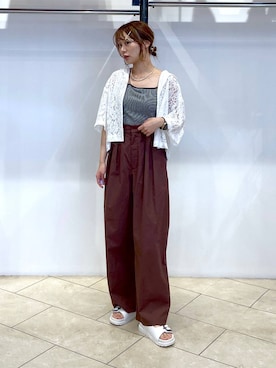 omakiiさん（レディース・160cm）の夏コーディネート