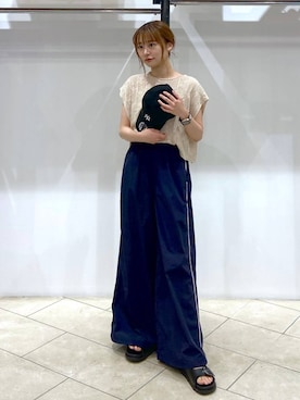 「アイテム（キャップ）」を使った、omakiiさん（レディース・160cm・20代）の夏コーディネート