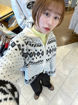「アイテム（モカシン/デッキシューズ）」を使った、omakiiさん（レディース・160cm・20代）の秋コーディネート