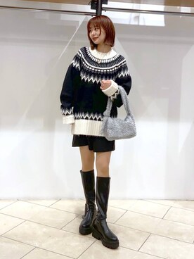 omakiiさん（レディース・160cm）の冬コーディネート