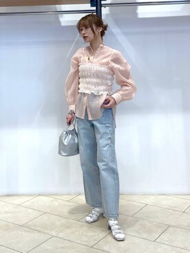 「アイテム（レッグウェア）」を使った、omakiiさん（レディース・160cm・20代）の春コーディネート