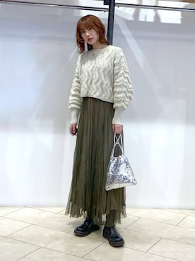 omakiiさん（レディース・160cm）の冬コーディネート