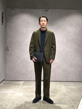 「SHIPS（シップス）のアイテム」を使った、柴田さん（メンズ・170cm）の春コーディネート