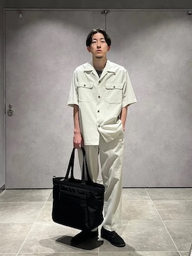 「SHIPS（シップス）のアイテム」を使った、柴田さん（メンズ・170cm）の夏コーディネート