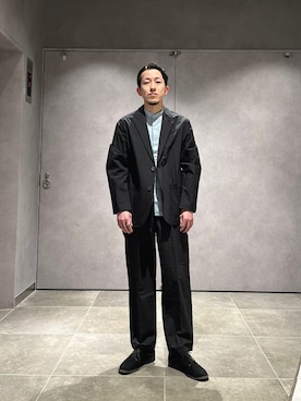 「SHIPS（シップス）のアイテム（ジャケット/アウター）」を使った、柴田さん（メンズ・170cm）の春コーディネート