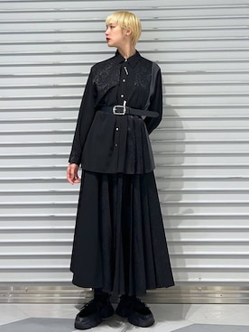 「HARE（ハレ）のアイテム（スカート）」を使った、Moneさん（レディース・162cm）の秋コーディネート