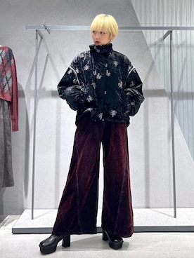 「アイテム（ブルゾン）」を使った、Moneさん（レディース・162cm・20代）の秋コーディネート