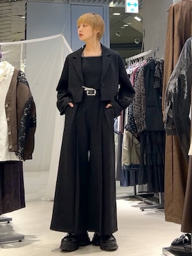 「HARE（ハレ）のアイテム（その他パンツ）」を使った、Moneさん（レディース・162cm・20代）の秋コーディネート