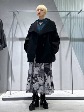 「アイテム（チェスターコート）」を使った、Moneさん（レディース・162cm・20代）の秋コーディネート