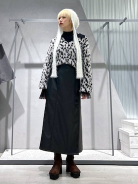 「アイテム（ニットキャップ/ビーニー）」を使った、Moneさん（レディース・162cm・20代）の秋コーディネート