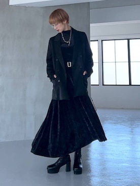 「アイテム（テーラードジャケット）」を使った、Moneさん（レディース・162cm・20代）の夏コーディネート