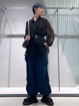 「HARE（ハレ）のアイテム（ハンドバッグ）」を使った、Moneさん（レディース・162cm）の春コーディネート