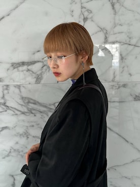 「アイテム（イヤリング）」を使った、Moneさん（レディース・162cm・20代）の夏コーディネート