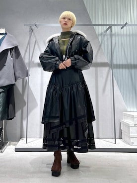 「アイテム（ブルゾン）」を使った、Moneさん（レディース・162cm・20代）の秋コーディネート