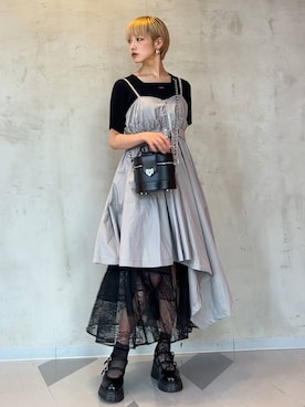 「アイテム（ドレスシューズ）」を使った、Moneさん（レディース・162cm）の夏コーディネート