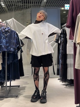 「アイテム（サンダル）」を使った、Moneさん（レディース・162cm・20代）の夏コーディネート