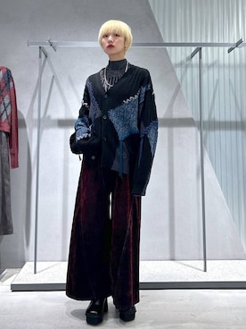 「アイテム（ベルト）」を使った、Moneさん（レディース・162cm・20代）の秋コーディネート