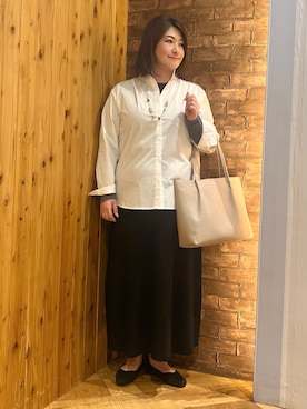 「DRESKIP（ドレスキップ）のアイテム（パンツ）」を使った、ゆかぴさん（骨格ストレート・レディース・159cm）の春コーディネート