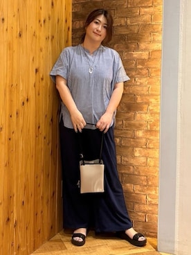 「DRESKIP（ドレスキップ）のアイテム」を使った、ゆかぴさん（レディース・160cm）の春コーディネート