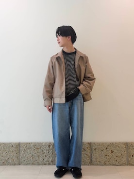 「最旬ブルゾンコーデ」｜瀬田川大輝さん（メンズ・170cm）の冬コーディネート
