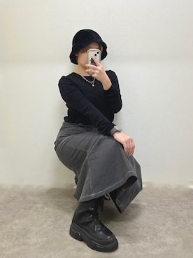 manaさん（レディース・153cm）の秋コーディネート