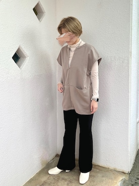 manaさん（レディース・153cm）の冬コーディネート