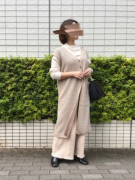 「sango（sango）のアイテム（パンツ）」を使った、manaさん（レディース・153cm）の秋コーディネート