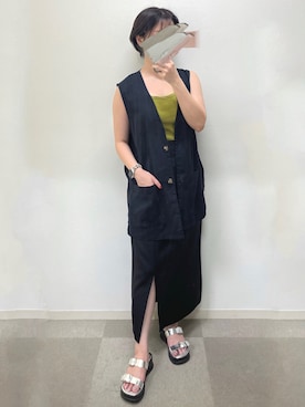 manaさん（レディース・153cm）の夏コーディネート