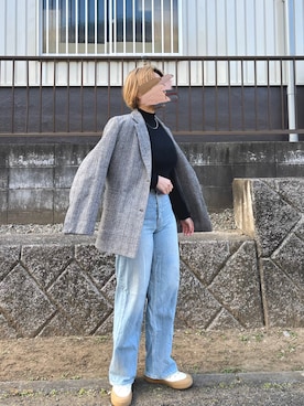 manaさん（レディース・153cm）の冬コーディネート