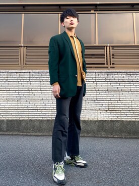 テーラードジャケットを使った 60s のメンズ人気ファッションコーディネート Wear