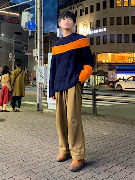 「AIRMAX90」｜Tomaさん（メンズ・179cm）の秋コーディネート