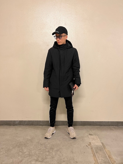 UNIQLO ユニクロ　メンズ　ハイブリッドダウンコート　4XL ブラック ユニクロ公式 | ハイブリッドダウンコート 2021年モデル