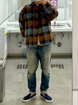 「PENDLETON（ペンドルトン）のアイテム（ブルゾン）」を使った、Shun@☻☻☻☻☻☻☻さん（メンズ・178cm）の秋コーディネート