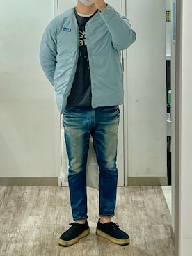 「nano・universe」｜「アイテム（ダウンジャケット/コート）」を使った、Shun@☻☻☻☻☻☻☻さん（メンズ・178cm）の冬コーディネート