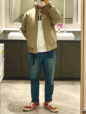 「UNIQLO（ユニクロ）のアイテム（ジャケット/アウター）」を使った、Shun@☻☻☻☻☻☻☻さん（メンズ・178cm）の冬コーディネート