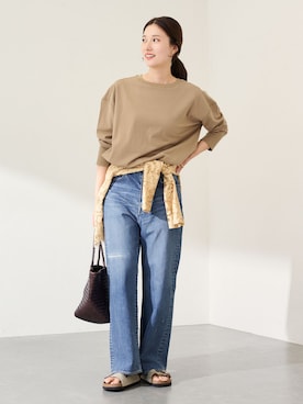 「FRAMeWORK（フレームワーク）のアイテム（トップス）」を使った、minamiさん（レディース・165cm）の冬コーディネート