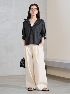 「FRAMeWORK（フレームワーク）のアイテム（バッグ）」を使った、minamiさん（レディース・165cm）の冬コーディネート