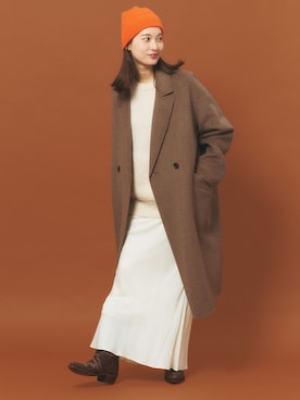 「FRAMeWORK（フレームワーク）のアイテム（トップス）」を使った、minamiさん（レディース・165cm）の冬コーディネート