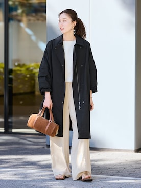 「FRAMeWORK（フレームワーク）のアイテム（その他アウター）」を使った、minamiさん（レディース・165cm）の冬コーディネート