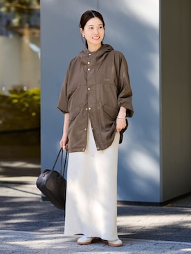 「FRAMeWORK（フレームワーク）のアイテム（バッグ）」を使った、minamiさん（レディース・165cm）の冬コーディネート