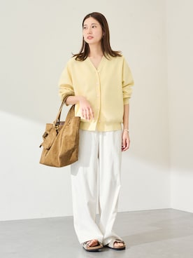 「FRAMeWORK（フレームワーク）のアイテム（バッグ）」を使った、minamiさん（レディース・165cm）の冬コーディネート