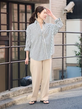 「FRAMeWORK（フレームワーク）のアイテム（バッグ）」を使った、minamiさん（レディース・165cm）の冬コーディネート