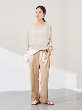 「FRAMeWORK（フレームワーク）のアイテム（バッグ）」を使った、minamiさん（レディース・165cm）の冬コーディネート