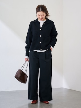 「FRAMeWORK（フレームワーク）のアイテム（シューズ）」を使った、minamiさん（レディース・165cm）の冬コーディネート