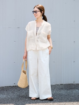 「FRAMeWORK（フレームワーク）のアイテム（シューズ）」を使った、minamiさん（レディース・165cm）の春コーディネート
