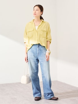 「FRAMeWORK（フレームワーク）のアイテム（トップス）」を使った、minamiさん（レディース・165cm）の冬コーディネート