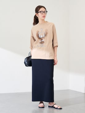 「FRAMeWORK（フレームワーク）のアイテム（トップス）」を使った、minamiさん（レディース・165cm）の冬コーディネート