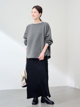 「FRAMeWORK（フレームワーク）のアイテム」を使った、minamiさん（レディース・165cm）の秋コーディネート